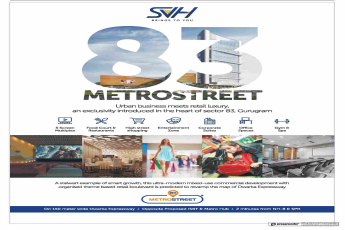 Urban business meets retail luxury at SVH 83 Metro Street in Gurgaon